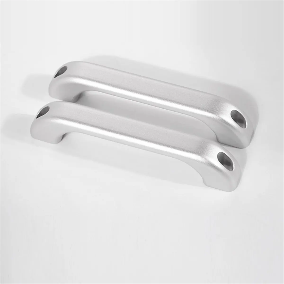 Super Sale 1Pair Alloy Car A-Pillar Pull Handle Inner Door Pillar Handle Grip for Land Rover Defender 90 110 2004-2018 Silver