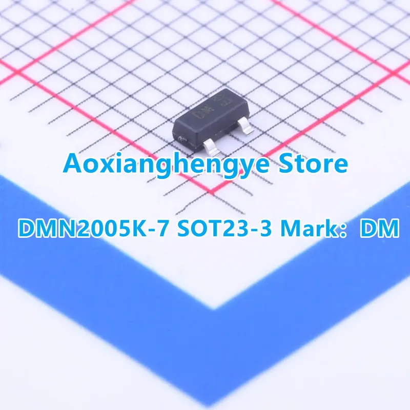 20PCS DMN2005K-7 SOT23-3（Marking：DM）N-CHANNEL ENHANCEMENT MODE FIELD EFFECT TRANSISTOR