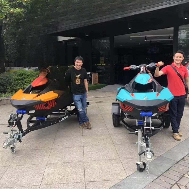 

Jet ski trailer, galvanized motorboat trailer