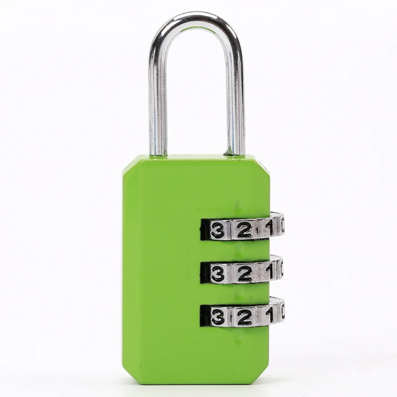 3 Digits Multifunctional Combination Lock Luggage Fitness Cabinet Backpack Travel Anti-theft Aluminum Alloy Combination Padlock image 3
