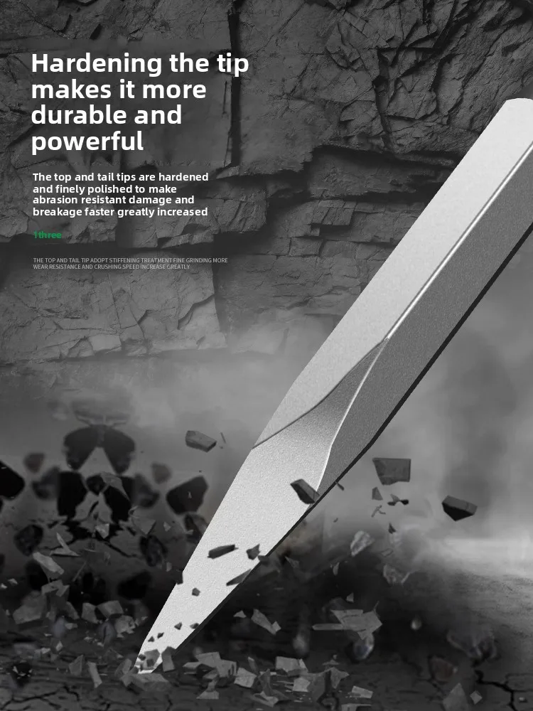 Electric Hammer Impact Drill, Ultra-thin Flat Chisel, Chisel, Electric Pick Head, Shovel, Chisel, Slot, Penetrate Wall