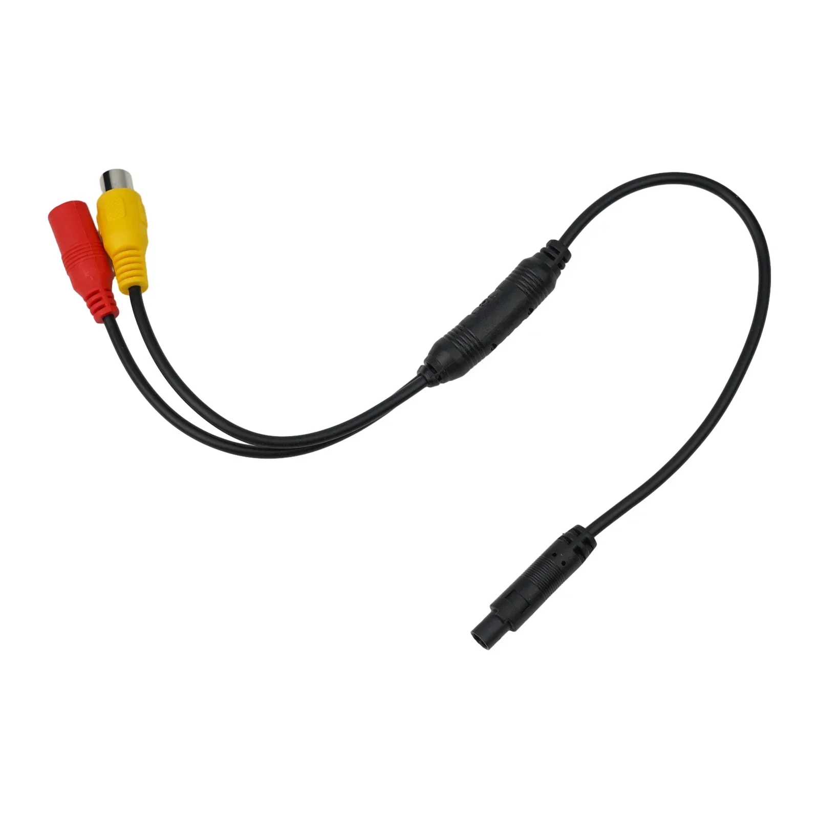 Car CVBS Male To 4 PIN Female Conversion Cable For Rear View Mirror DVR 50cm Camera Signal Harness Car Accessories