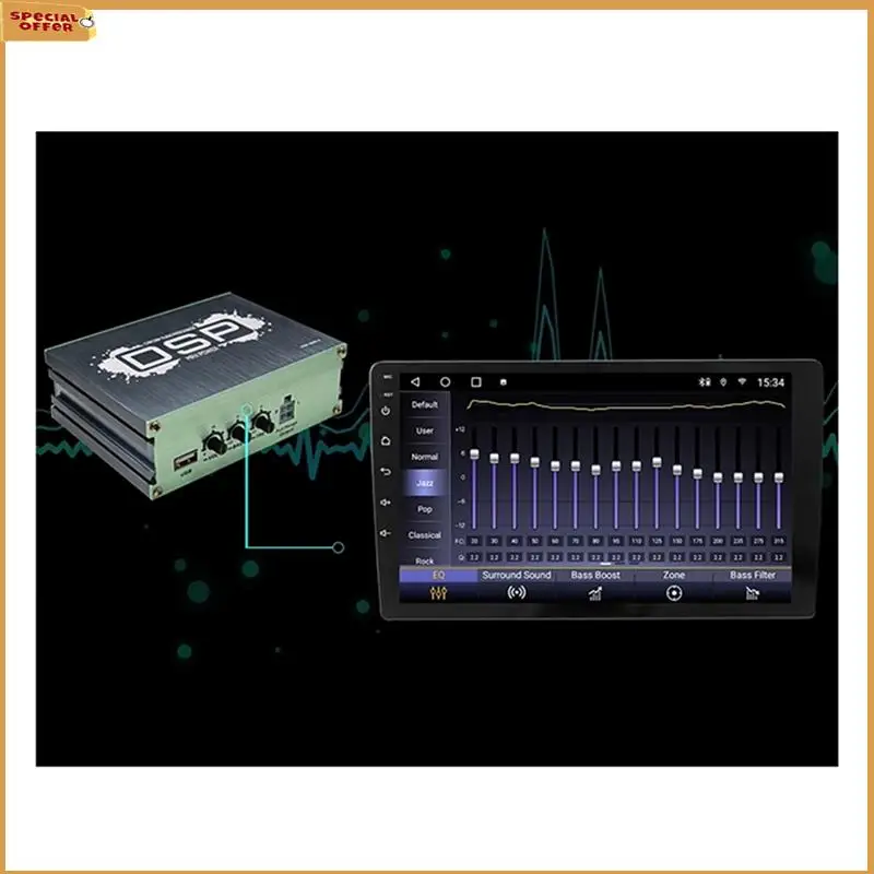 

A69Z Car Power Amplifier Support Mobile APP Control Audio Processor Enhancement Sound Quality Effect