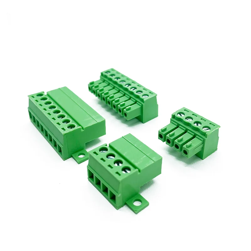 5Sets Solderless docking type 2EDGRKC 3.81MM 3.5mm screw terminal block connector PCB plug-in type 15EDG terminal block Socket