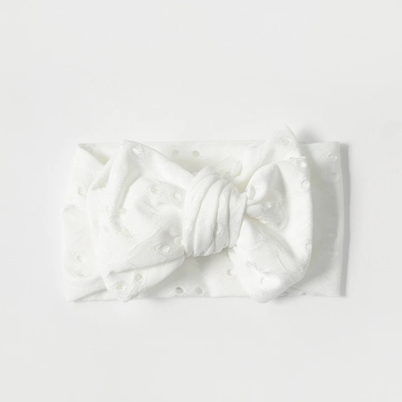 ที่คาดผมไนลอนแบบนุ่มสำหรับเด็กทารกเครื่องประดับผมโบว์ยางยืดรัดผมสำหรับเด็กทารกหญิงแรกเกิดเด็กทารกเด็กวัยหัดเดิน