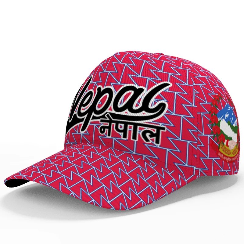 

Nepal Baseball Caps Free 3d Custom Made Name Team Logo Np Hats Npl Country Travel Nepalese Nepali Nation Republic Flags Headgear