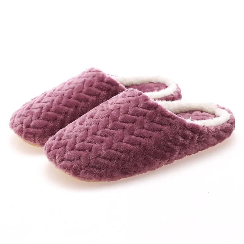 Unisex Soft Anti Slip Home Winter Slippers
