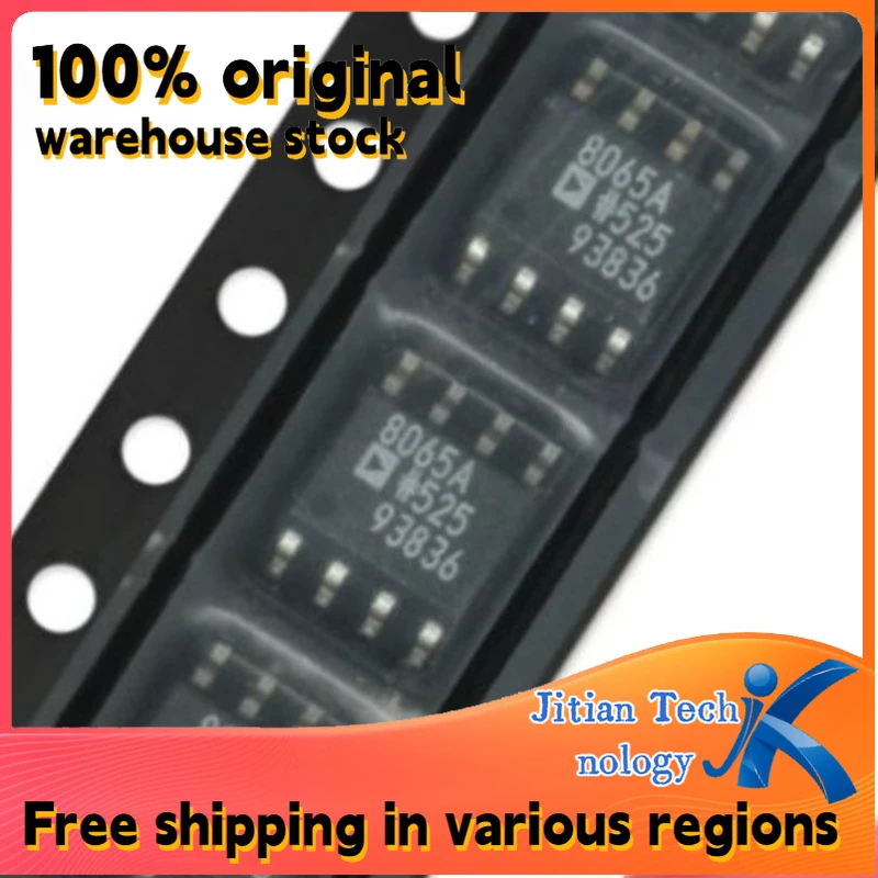 100% original inventory 10PCS AD8065ARZ logo 8065A SOIC-8 145MHz operational amplifier Channel direct sales