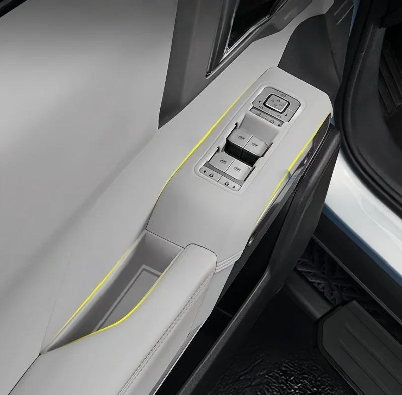 Auto Car Door Storage Box Fit for BYD Leopard 3 Titanium 3 Modification Car Door Silicone Storage Pad Car Interior Upgrade Parts