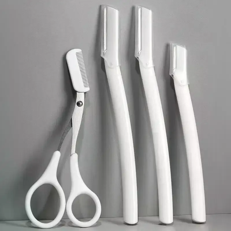 For Women Eyebrow Razor Face Razors Facial Hair Shaver Dermaplaning Tool Exfoliate Refresh Skin 2/3/5pcs