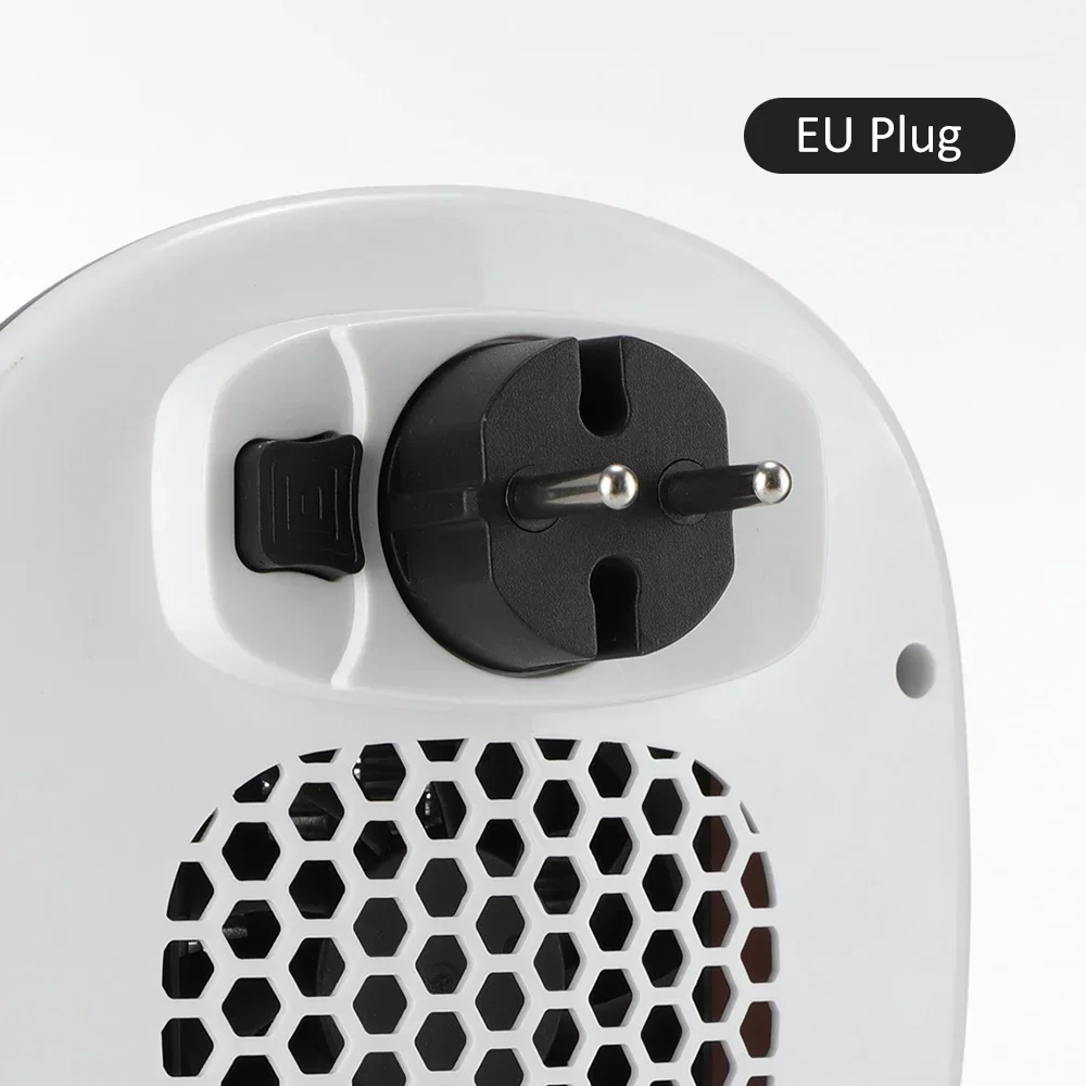 600W Portable Plug In Wall Electric Heater Remote Control Winter Room Heating Home Warmer Machine Home Appliance