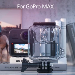 Go Pro Max Camera Accessories Touchscreen Waterproof Housing Case for GoPro Max 360 Diving Protection Underwater Dive Cover