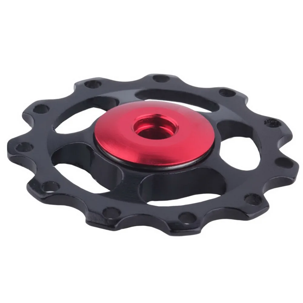 2PCS 11T Bike Rear Derailleur Wheel Aluminum Alloy Lightweight Bike Guide Roller Bike Derailleur Pulley