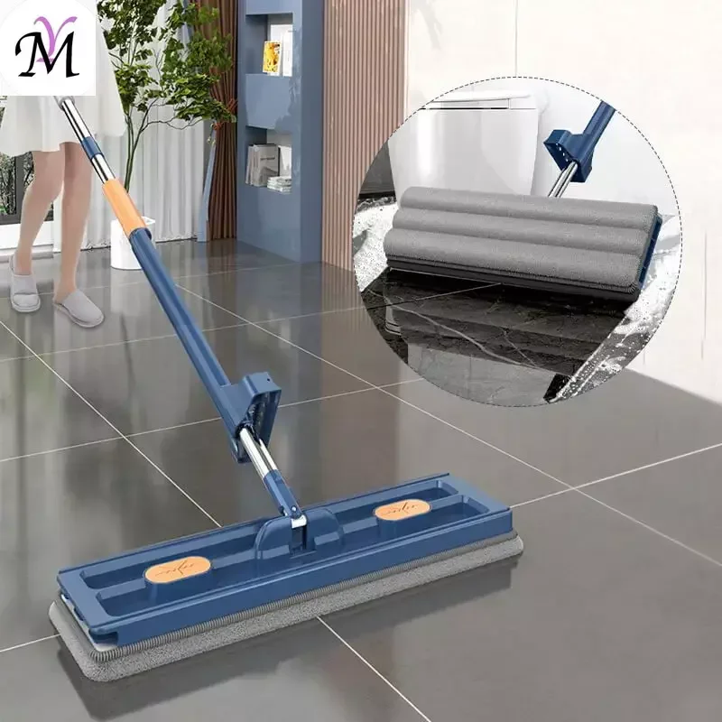 2024 New style large flat mop 360°Rotating Self-contained Dewatering Scraper mop For Home Hardwood Floor Deep Cleaning Mop