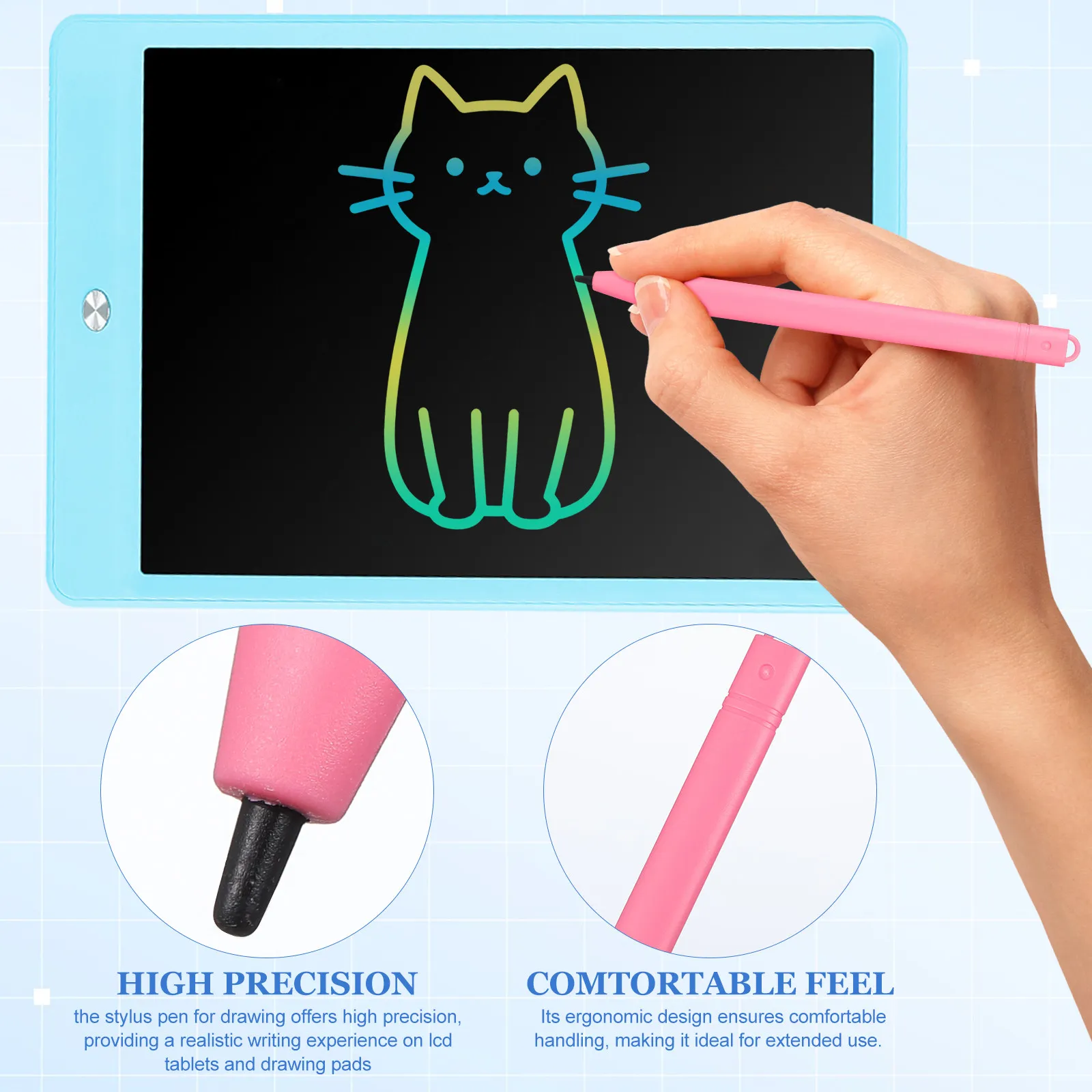 

6 Pcs Drawing Stylus for Tablet Lcd Pen Replacement Pad Board Writing Tool Tablets