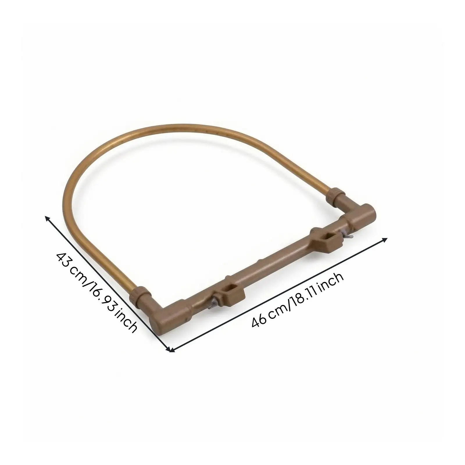 Compact Hair Washing Tube for Shampoo Basin Sink Rinse Accessory Adjustable Bracket Mount for Salon Wash Station Kit