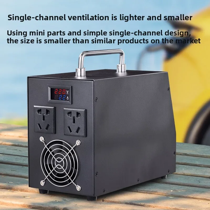 9-Hole DC Fast Charging Pile, 220V AC-DC Integrated Charging Station for RV Fast and Slow Charging
