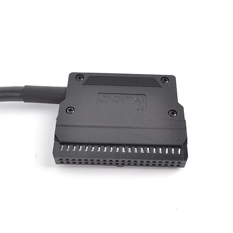 Cable double head cable anti-interference 40P horn MIL shielded connection PLC module cable ge QX210-4