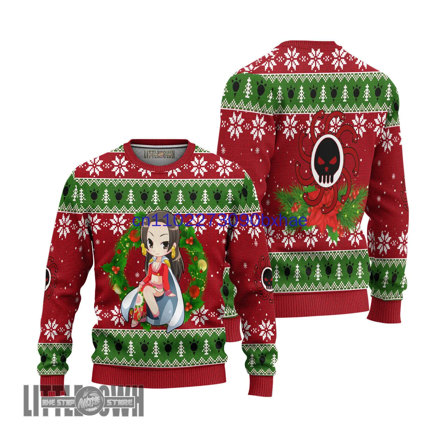 Nico Robin One Piece Ugly Christmas Sweater New Cartoon Anime 3D Print  Ugly SweaterChristmas Sweaters Fashion Casual Sweater
