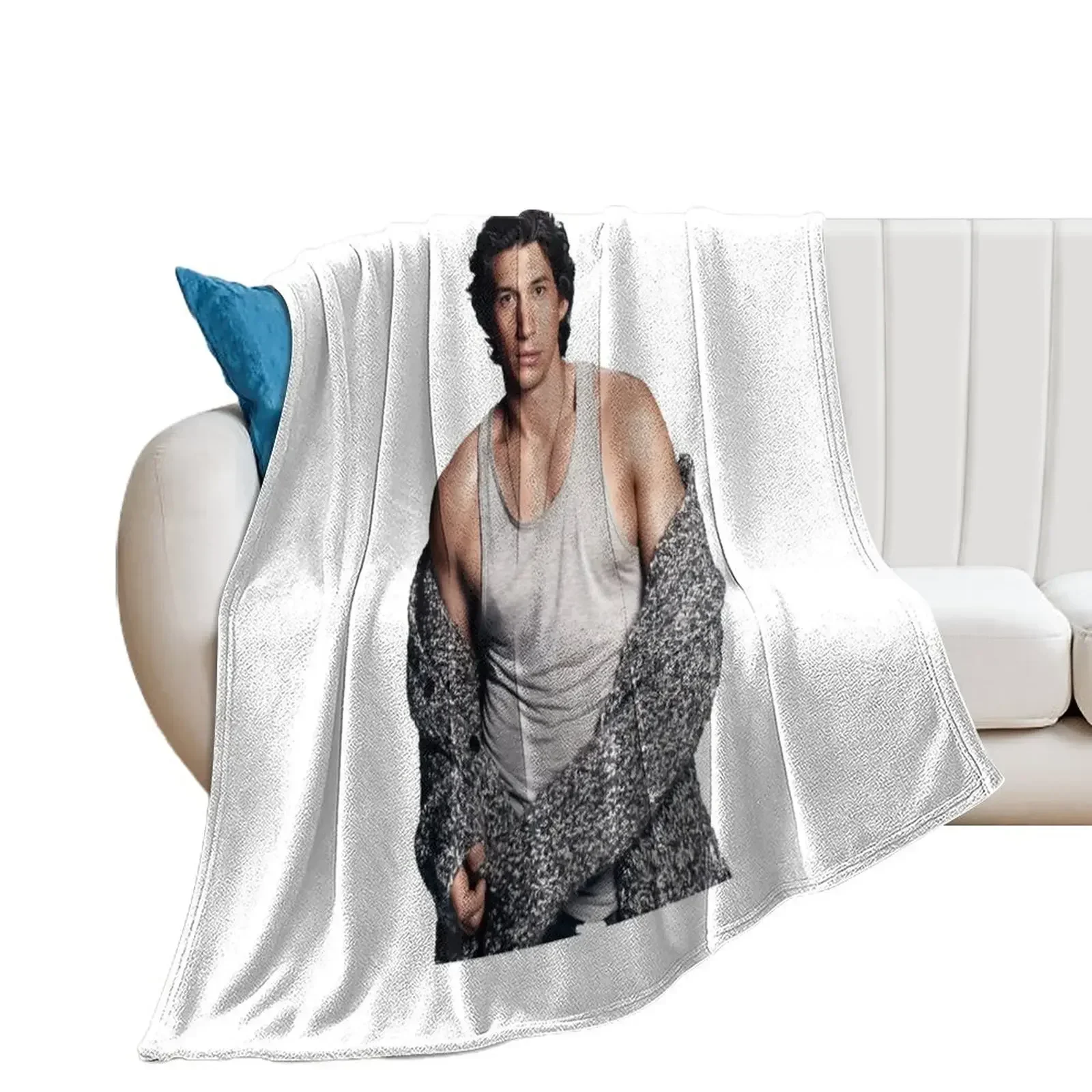 

Adam Driver Throw Blanket Softest For Baby Soft Beds cosplay anime Blankets