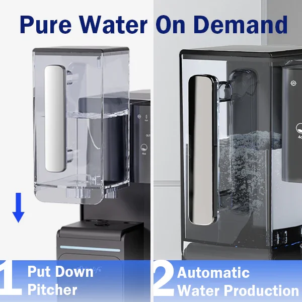 Counter-Top Reverse Osmosis System With UV Care With Alkaline For Home Use