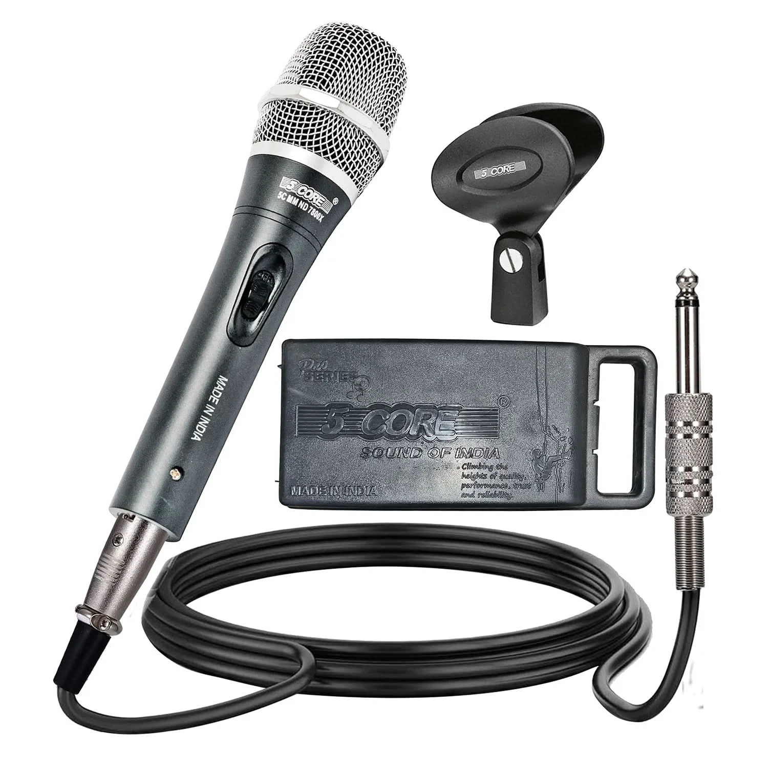 

5 Core XLR Microphone Dynamic Mic Karaoke Singing Studio Microfono Handheld Mics ND-7800X