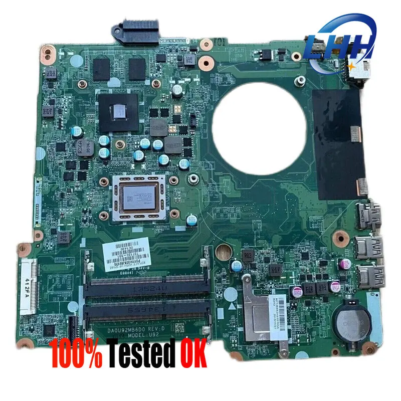 

DA0U92MB6D0 Mainboard for HP Pavilion 15-N 15Z-N Laptop Motherboard with A8-4555M A10-4655M/5745M CPU HD8670M 2G GPU