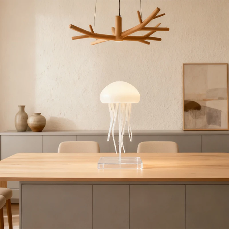 Cartoon 2 Working Modes Ultra Long Battery Life Colour Gradient Light Effects with Remote Control LED Jellyfish Lamp