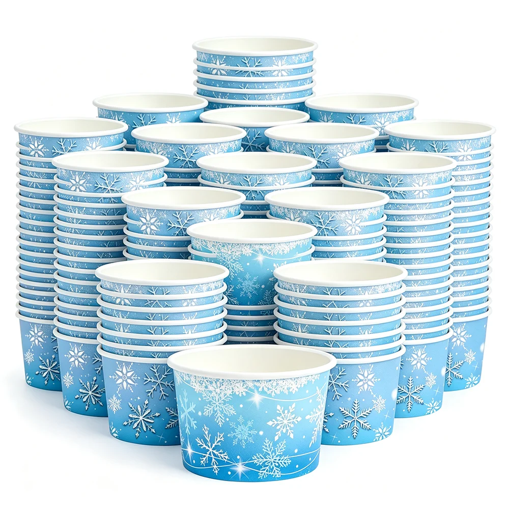 Snowflake Popcorn Boxes 5