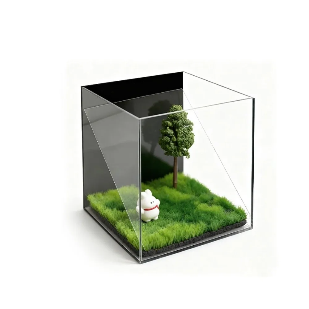 Acrylic Pet Holographic Projection Digital House Pet Souvenirs Pet Projection Souvenir Tool Cat Projection Box 3D