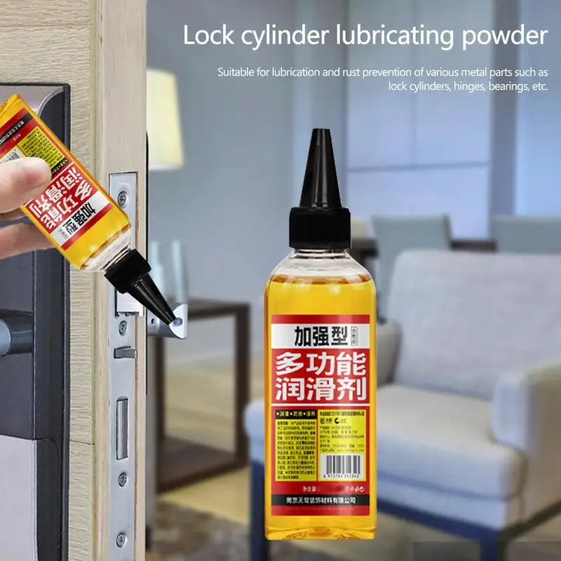 Lock Cylinder Lubricating Oil Safety Lock Elements Cylinder Maintaining Oil Lubricant Oil For Sliding Garage Lock Hinges And