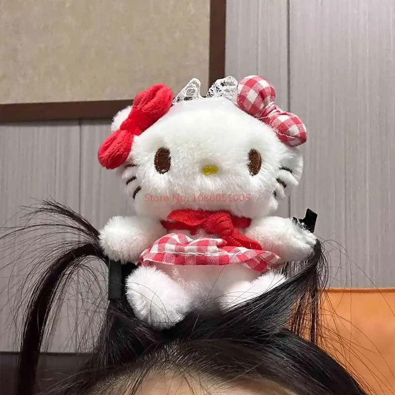 Sanurgente-Épingle à cheveux à larges bords pour filles, Hello Kitty Ratatouille, Teddy Butter, Maquillage nettoyant pour le visage, Coiffe créative, Cadeau jouet, Y2k