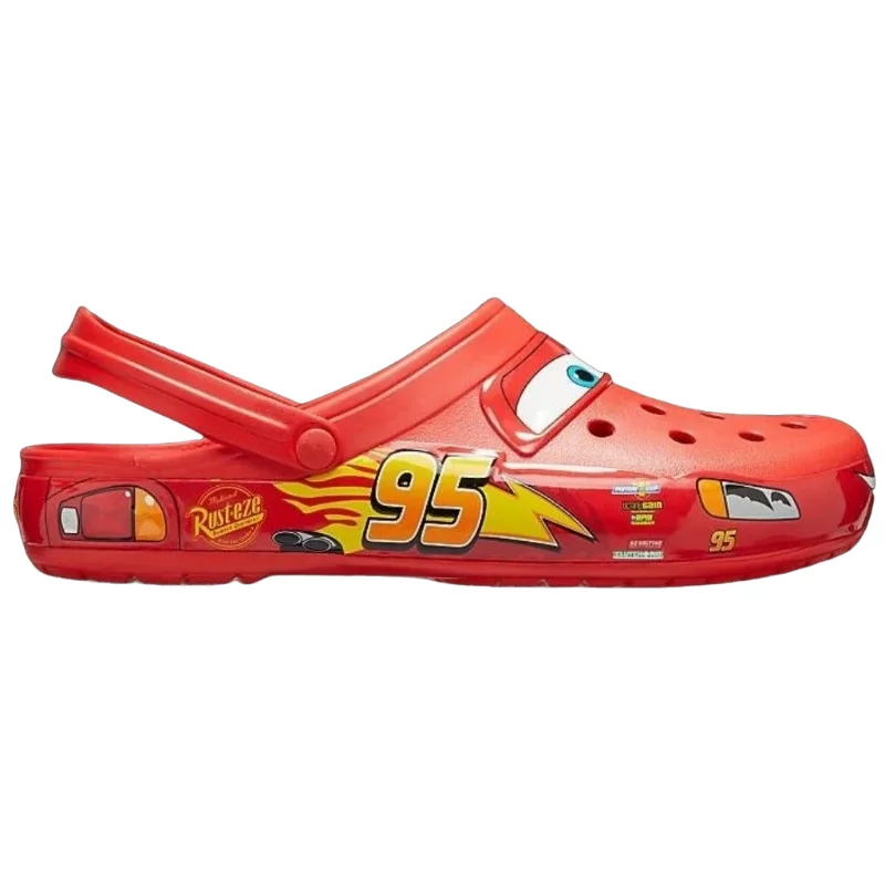 Lightning Mcqueen Adult Summer Slippers Cars Shoes Outdoor Sandals Figurine Anime Trailer Character Cave Shoes Sandals Eva Shoes