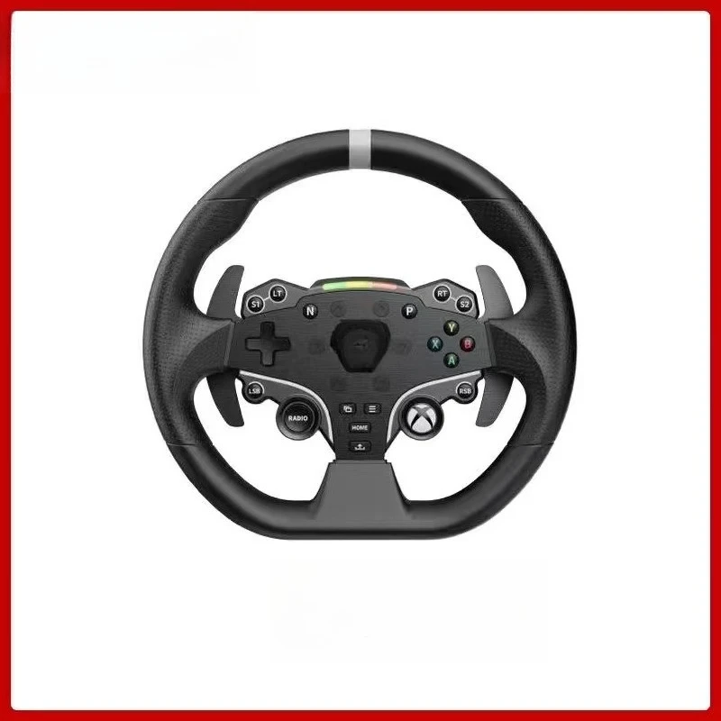 Racing emulator set Formula steering wheel game equipment