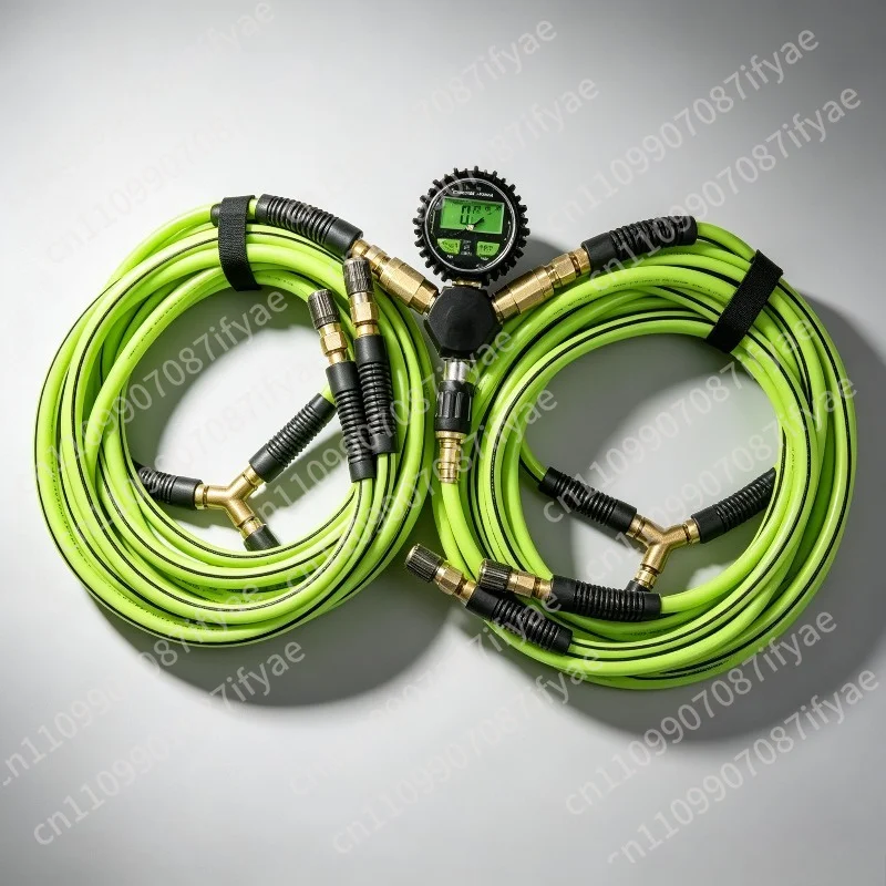 4X4 charging and discharging integrated deflation meter with four high-precision digital display tire pressure