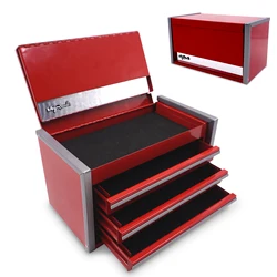 MayRecords Portable Metal Mini Toolbox Household Set Portable Repair Multi-function Drawer Multilayer Combination Tool Storage