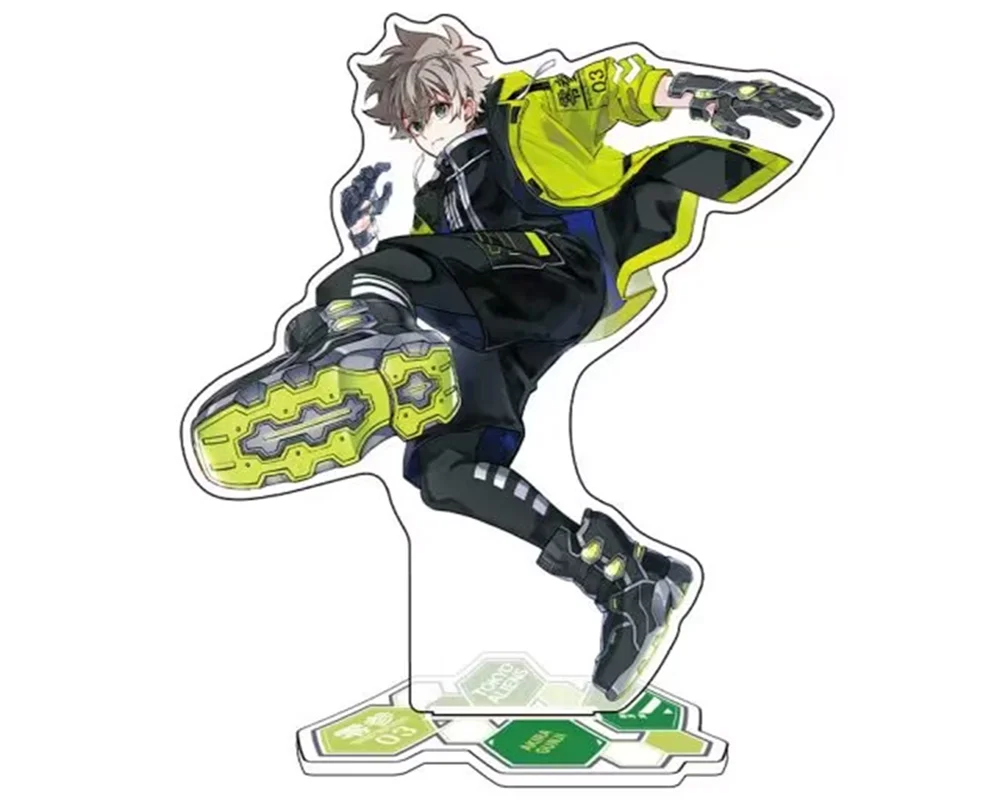 NEW cartoon Tokyo alien  Acrylic StandAkira, Sho, Yuen, and Amamiya  Figure Display Cosplay Charm Desktop Model Plate KEY CHAIN