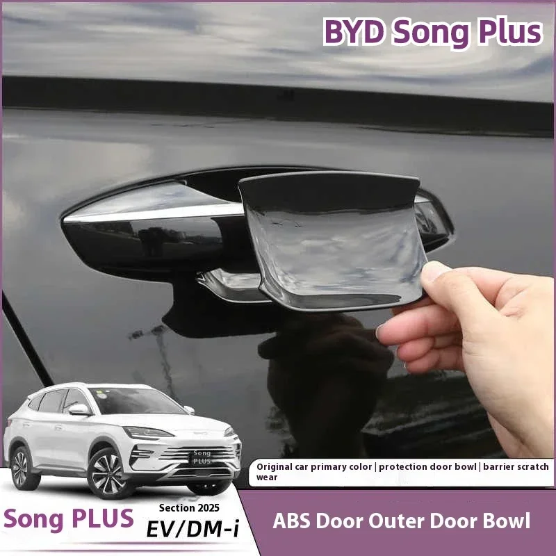 

For BYD Song Plus DMI Seal U Sealion 6 Car Door Handle Sticker Scratch Protection EV OEM Color Car Accessories