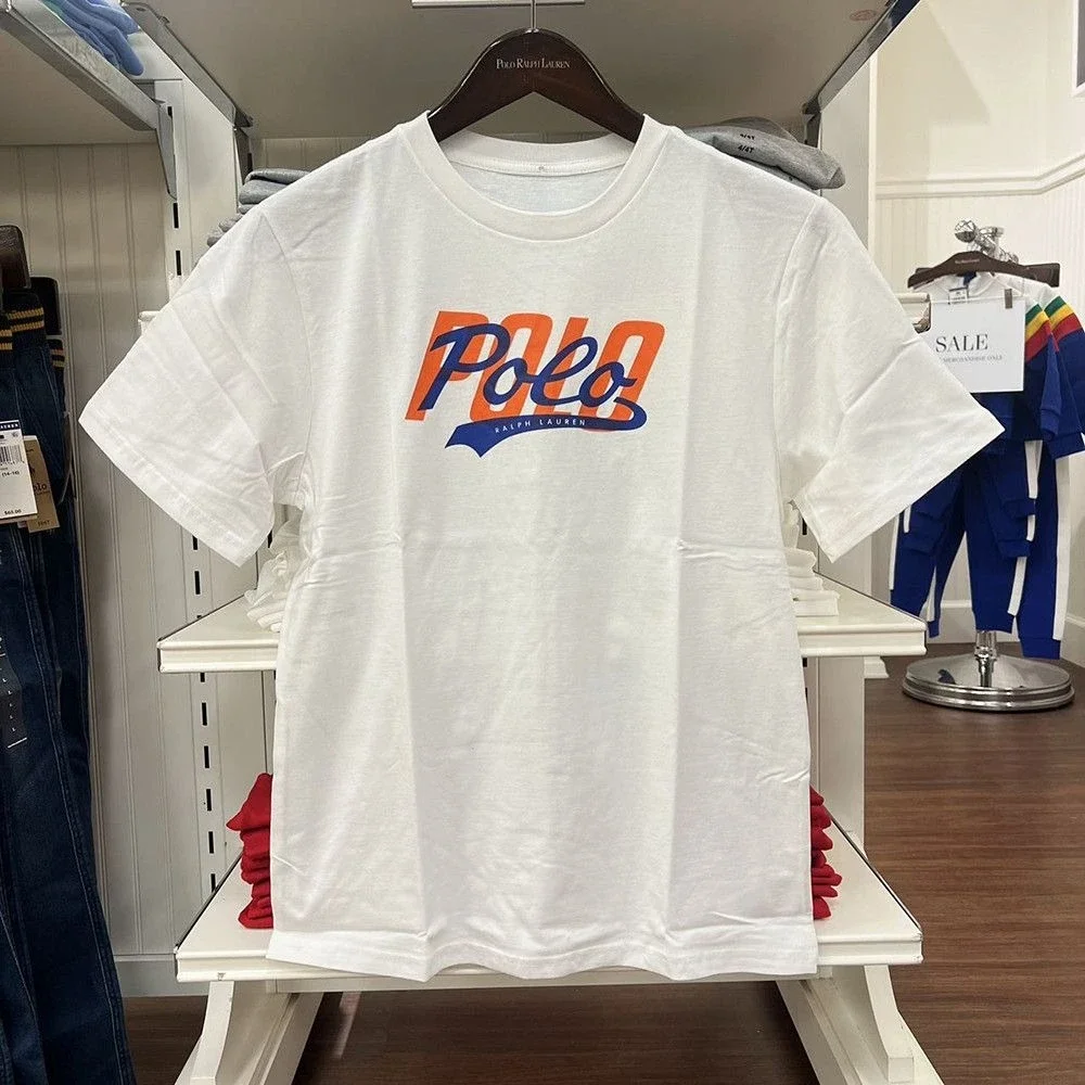 

2025 Summer Men's Round Neck Short-sleeved T-shirt Summer Casual Simple Pure Cotton Trend Luxury Brand Wholesale