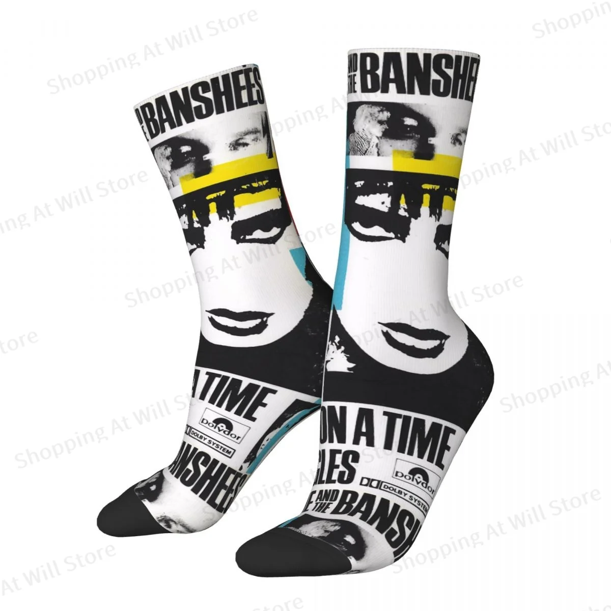 Siouxsie And The Banshees Unisex Winter Socks Cycling Happy Crew Socks Street Style Crazy Sock