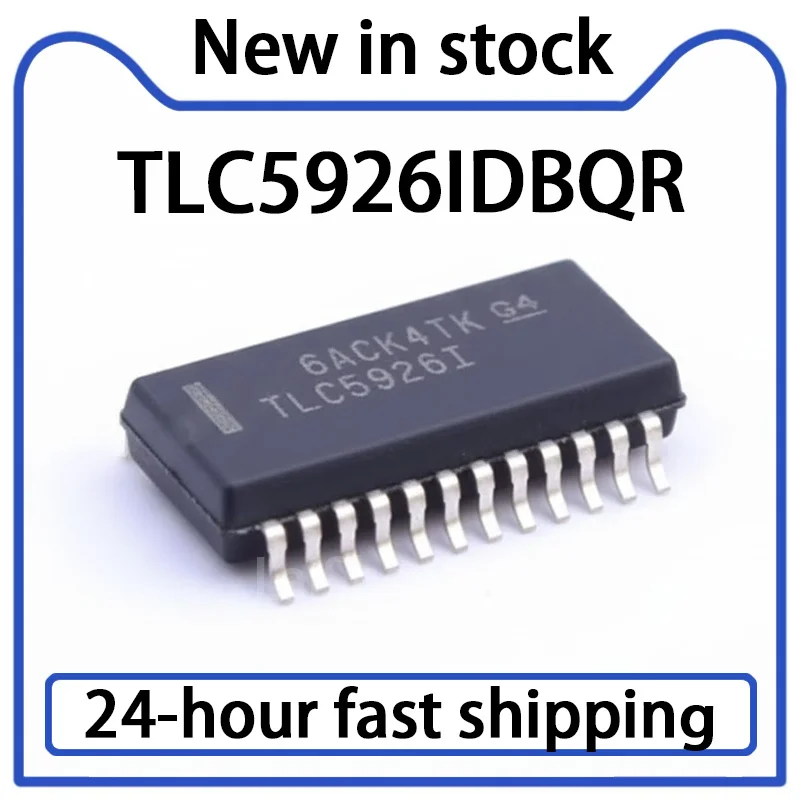 2PCS TLC5926I TLC5926IDBQR SSOP24 New LED Driver Chip in Stock