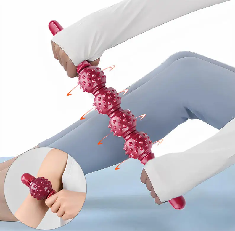 Magnetic therapy stick dredging meridians Yoga loosening roller whole body shoulder and neck push legs Magnetic massage stick