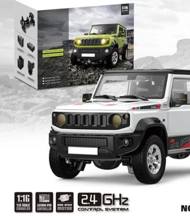 متوفر في المخزون RC لعبة صغيرة HG 1/16 RC سيارة زاحفة التحكم عن بعد نموذج RTR على الطرق الوعرة أضواء السيارة الأصوات هواية التدخين هدية TH23067