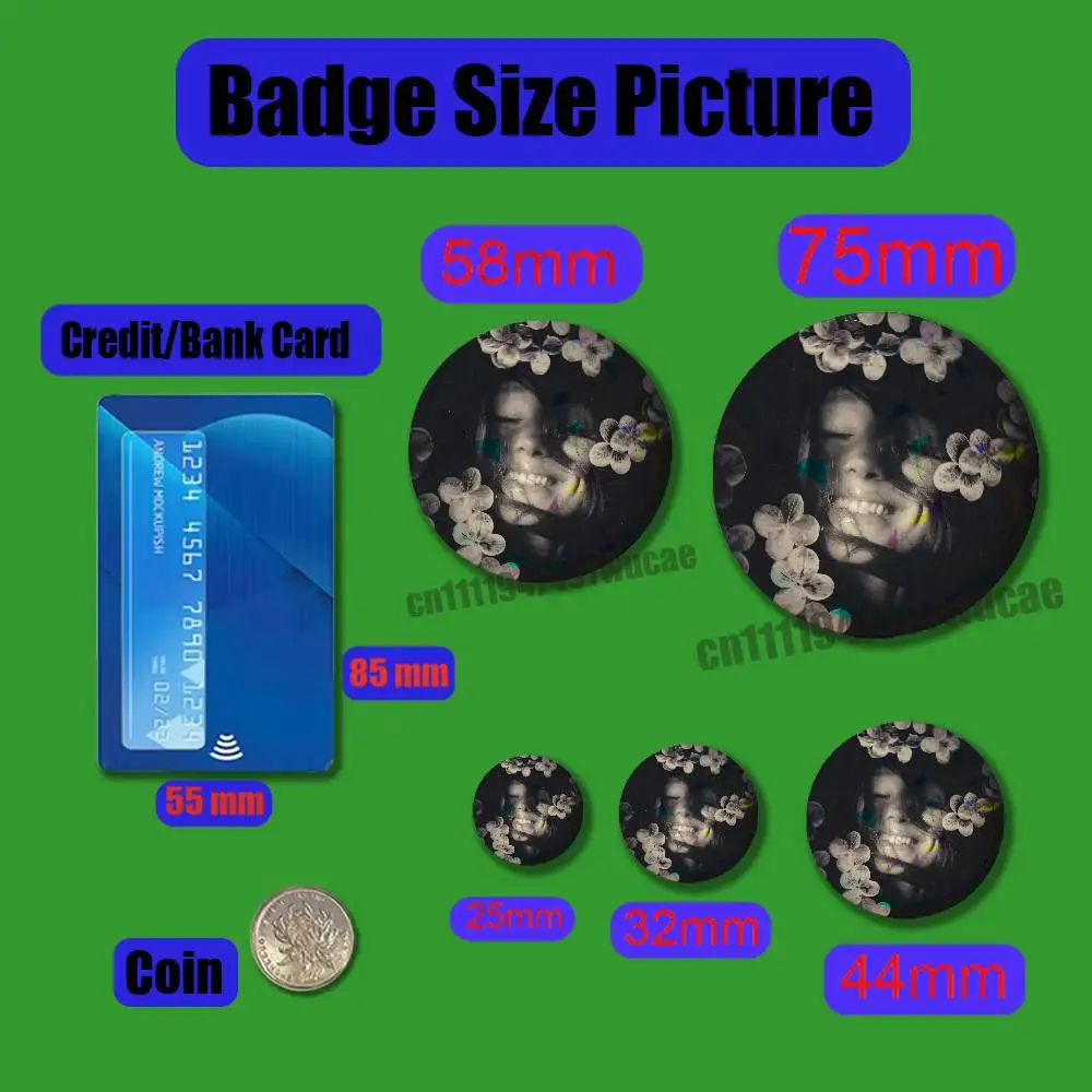 For A-Ariana Petal G-Grande Badge Case Custom Pin Insignia Emblem Round 25mm Button Laser Film Cover