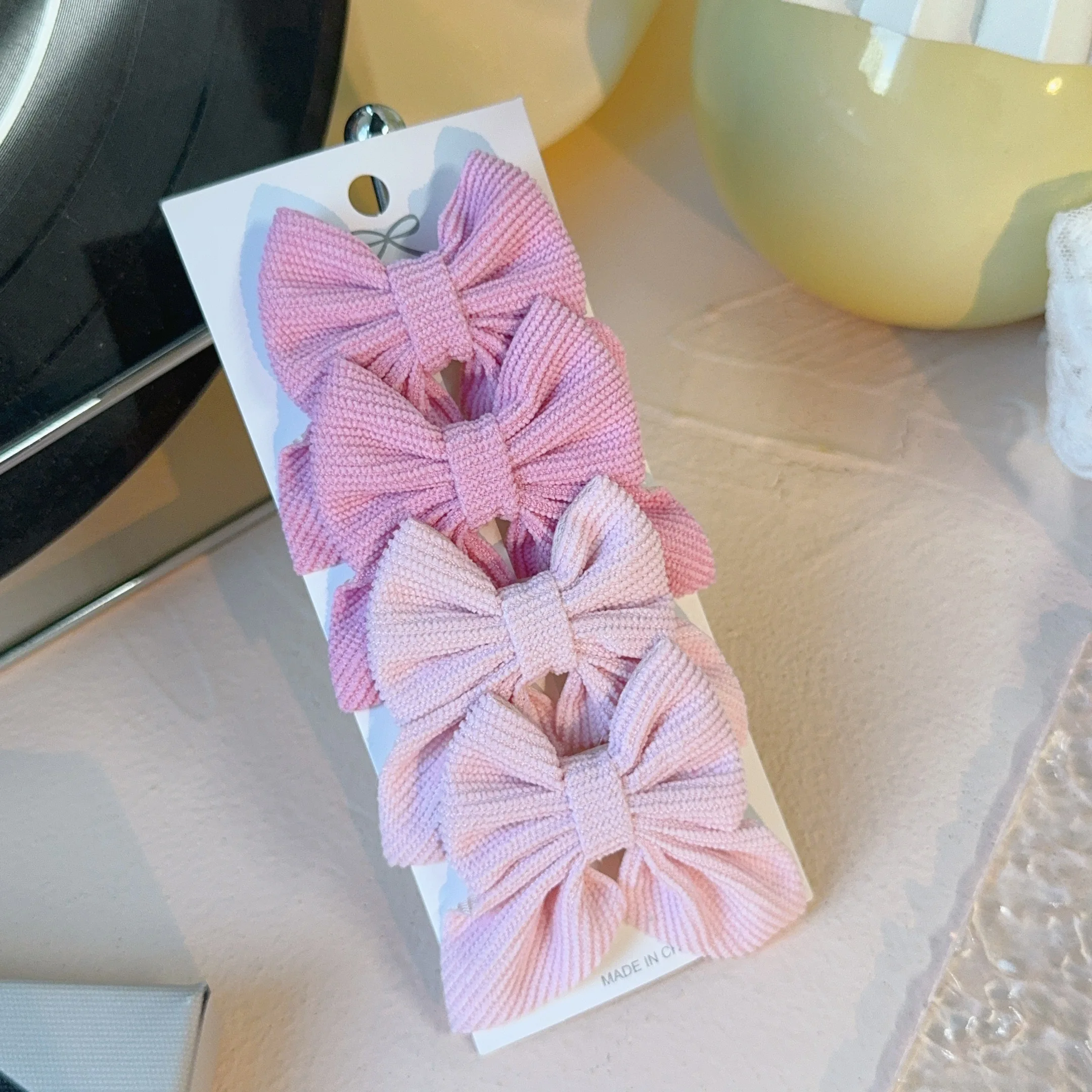 4/10 Stück Cord-Haarspangen für Kinder, Große Mädchen-Haarschleifen, Niedliche Haaraccessoires Geeignet für Kinder, Babys und Jugendliche – Detail 12
