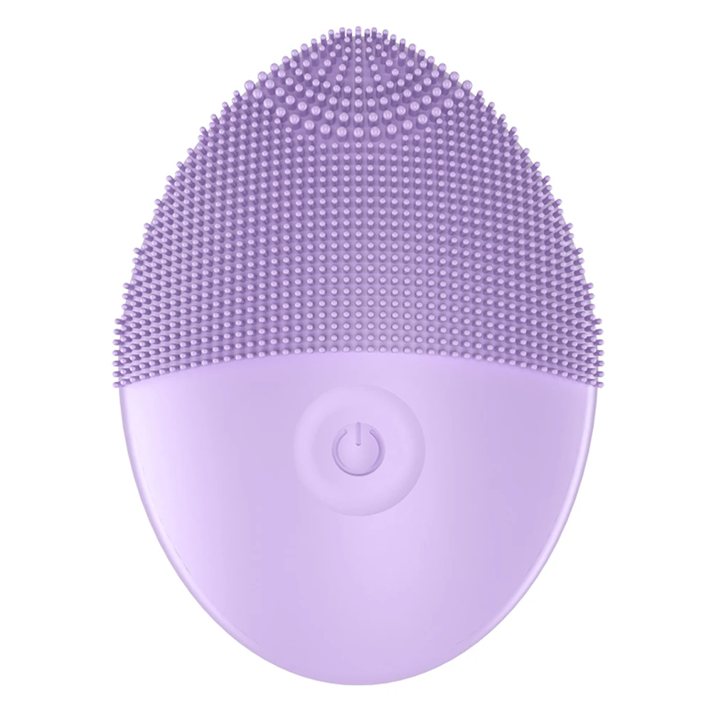 Electric Deep Pore Vibration Advanced Sonic Gentle Facial Brush Cleanser Silicone Brush Skin Massager Cleansing Efficient