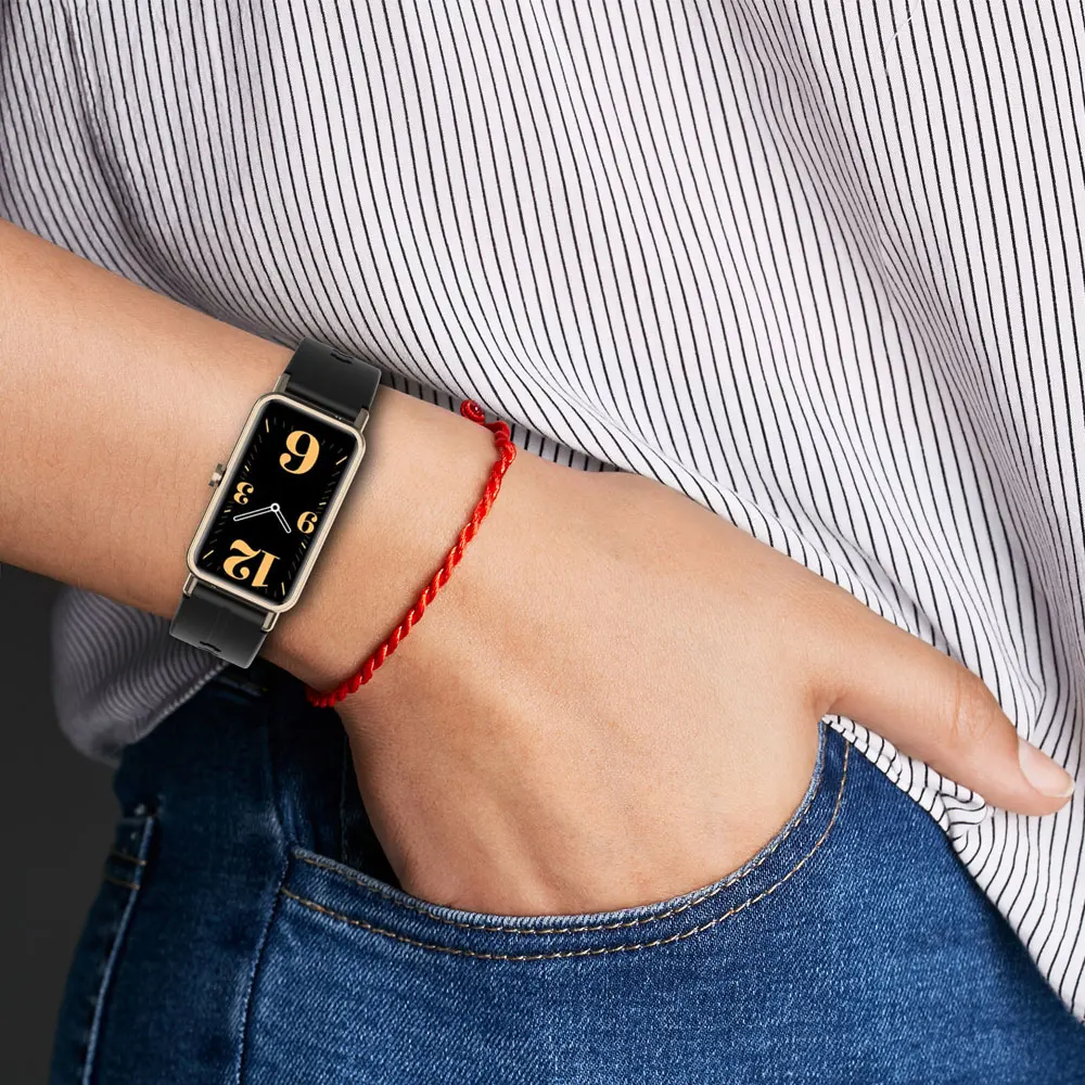 สายรัดข้อมือสำหรับ Huawei Watch Fit Mini สายรัดข้อมือ Huawey นาฬิกา Fit/นาฬิกา Fit Mini Fitmini สร้อยข้อมือซิลิโคนสายรัด