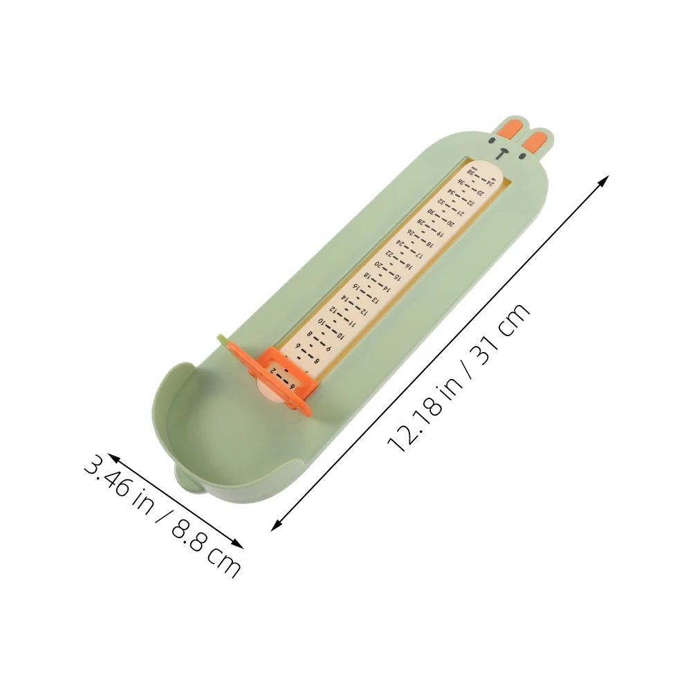 2 قطعة جهاز قياس القدم دقيق حجم الحذاء قياس قدم حاكم أداة دقة الاستخدام المنزلي #5