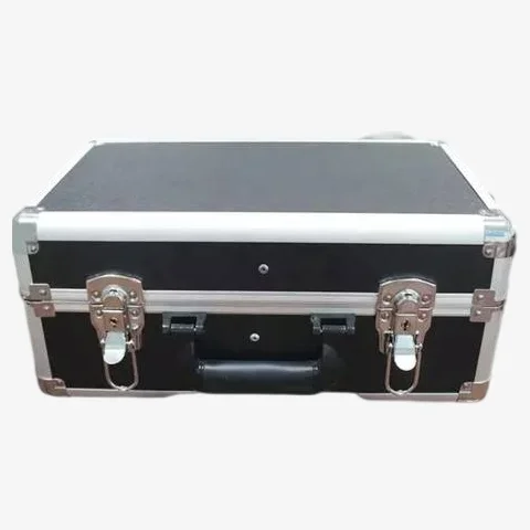 2021 Portable Silver Suitcase Aluminum Tool Empty Flight Demo Case Box Testing Machines Equipment