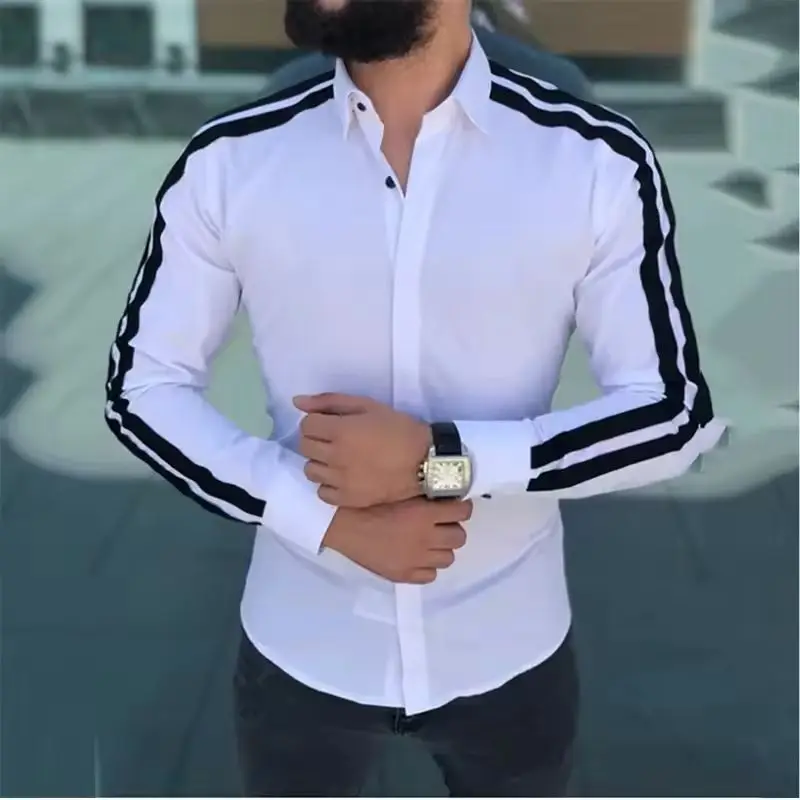 Men's Printed Formal Shirt, 14 Types of Shirts to Choose from, 3D Printed Casual Lapel Button Long Sleeved Comfortable Top